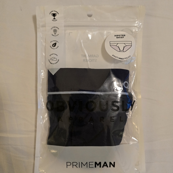 Obviously Apparel Hipster Brief Midnight Blue S - Picture 4 of 5